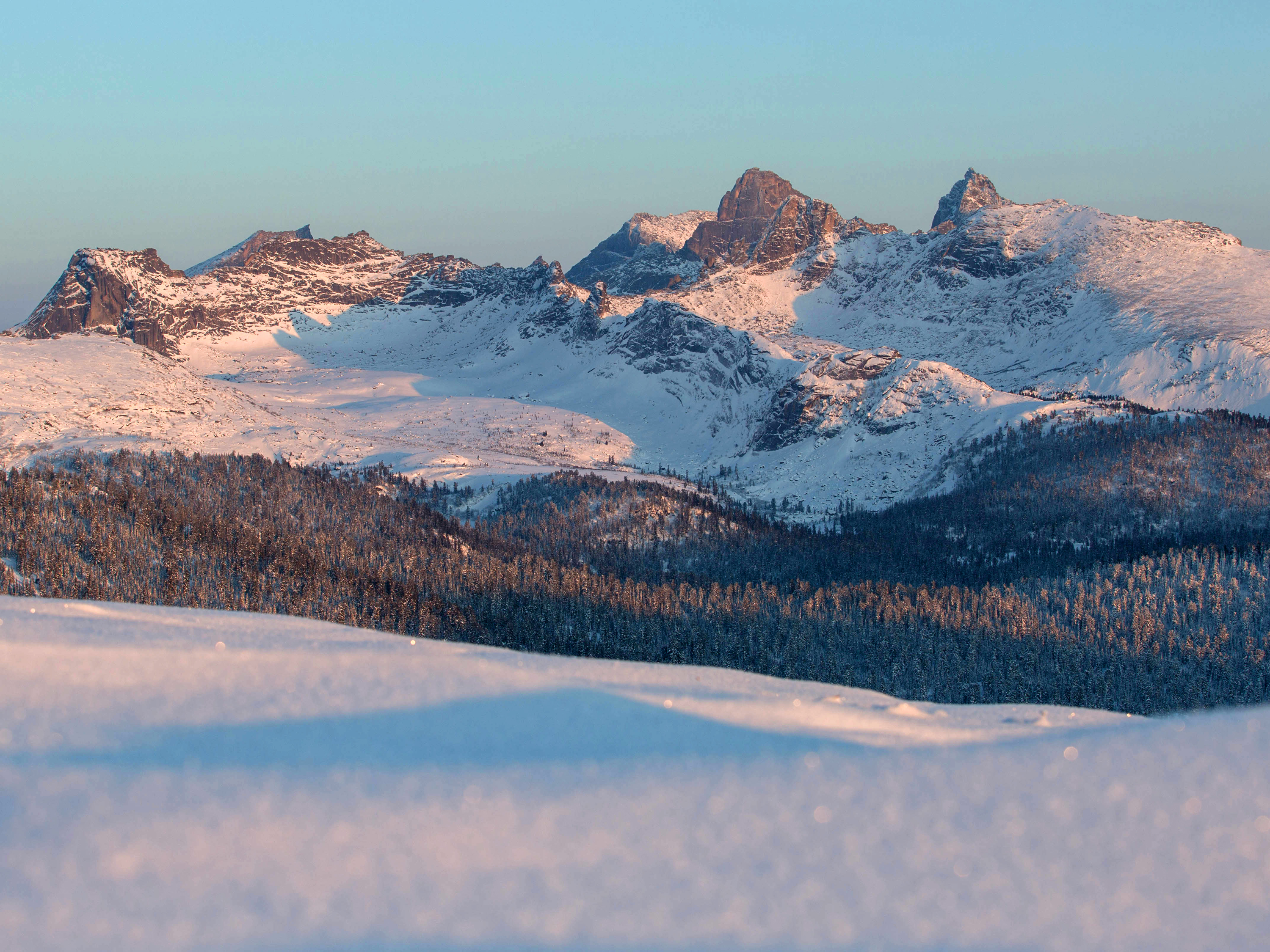 Спящий Саян зимой